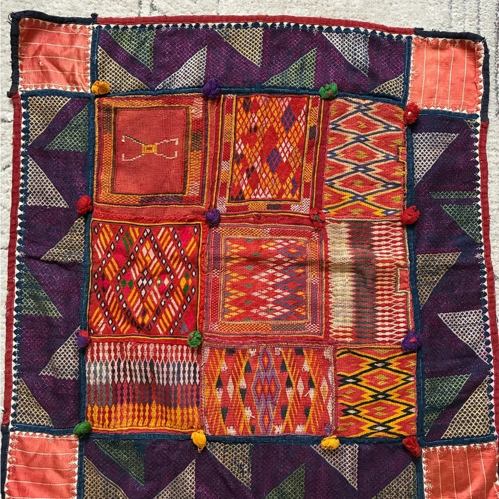 Colorful Geometric Patterned Textile - Picture 1 of 3